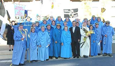 Bards of Wallaroo with the Governor of South Australia
